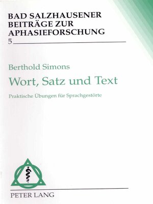 cover image of Wort, Satz und Text
